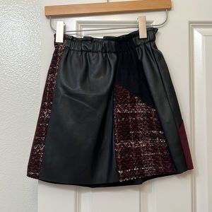 Pleather skirt from Zara